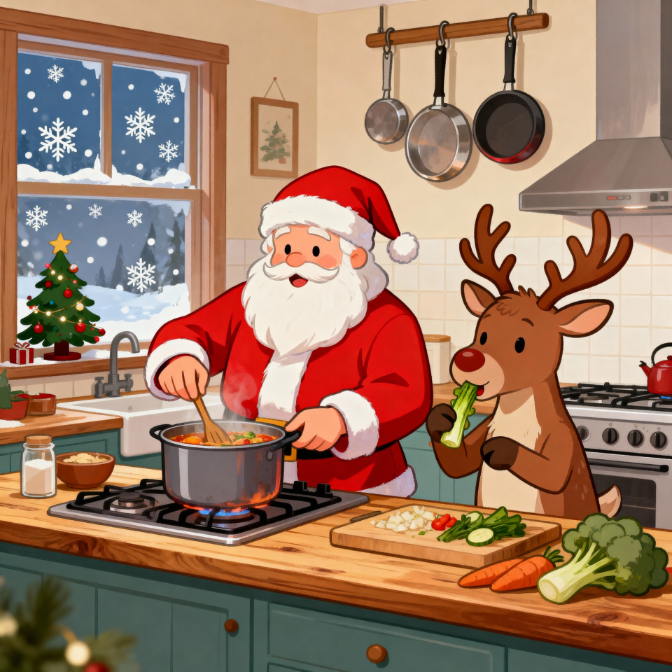 spreading love through cooking at christmas